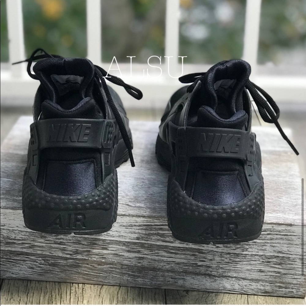 Nike Air Huarache Run Black AUTHENTIC - Picture 5 of 7